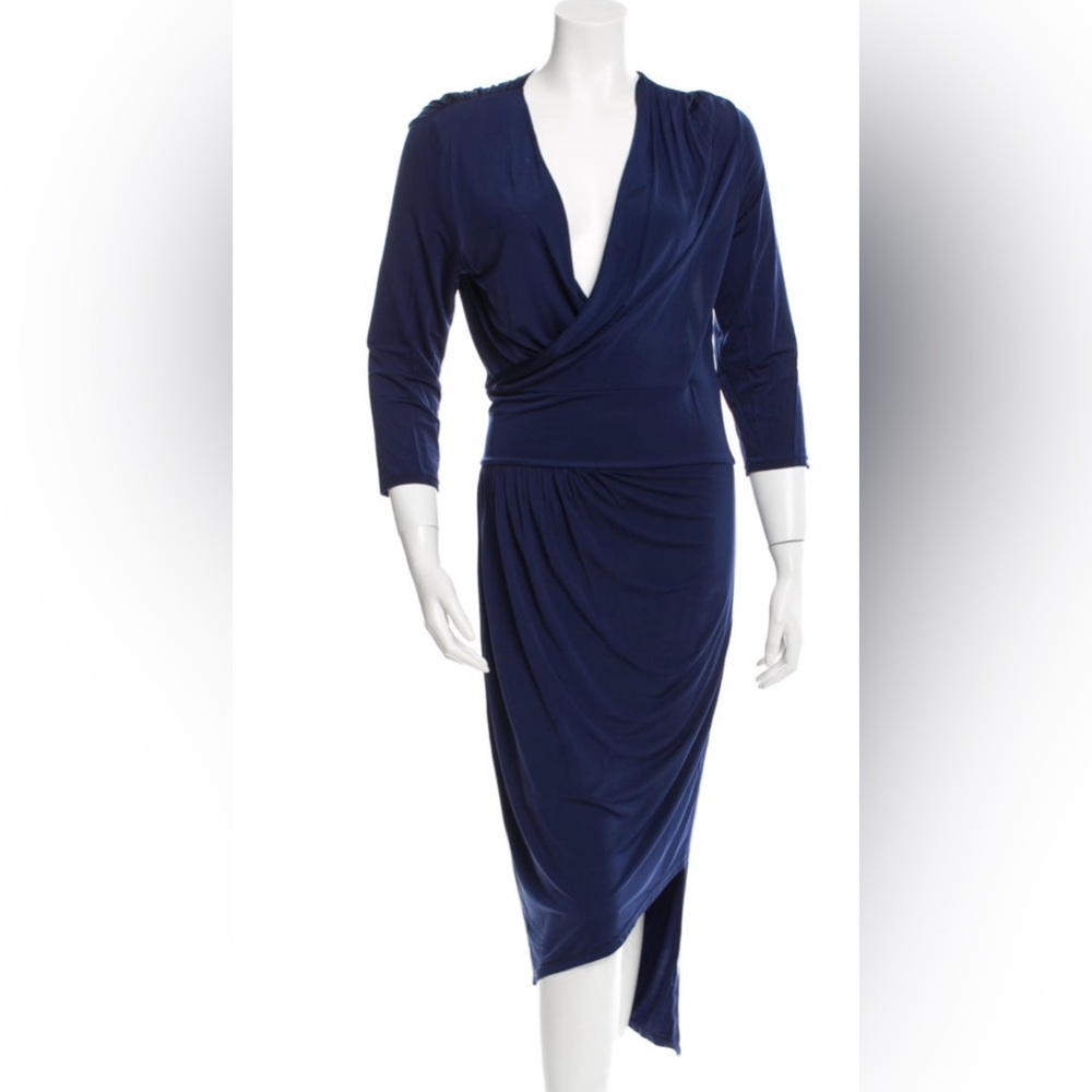 Robert Rodriguez Navy Cocktail Dress
